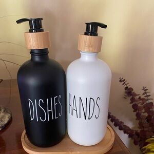 Dish and hand soap set